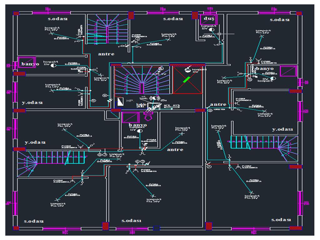 Elektrik İç Tesisat Projesi